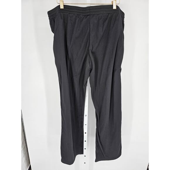 Danskin Now Women's Black Mid Rise Straight Leg Lace Closer Pant Size XXL/2XG - Picture 4 of 4